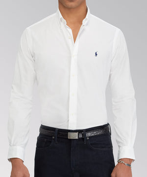 Polo Ralph Lauren Long Sleeve Natural Stretch Poplin Sport Shirt