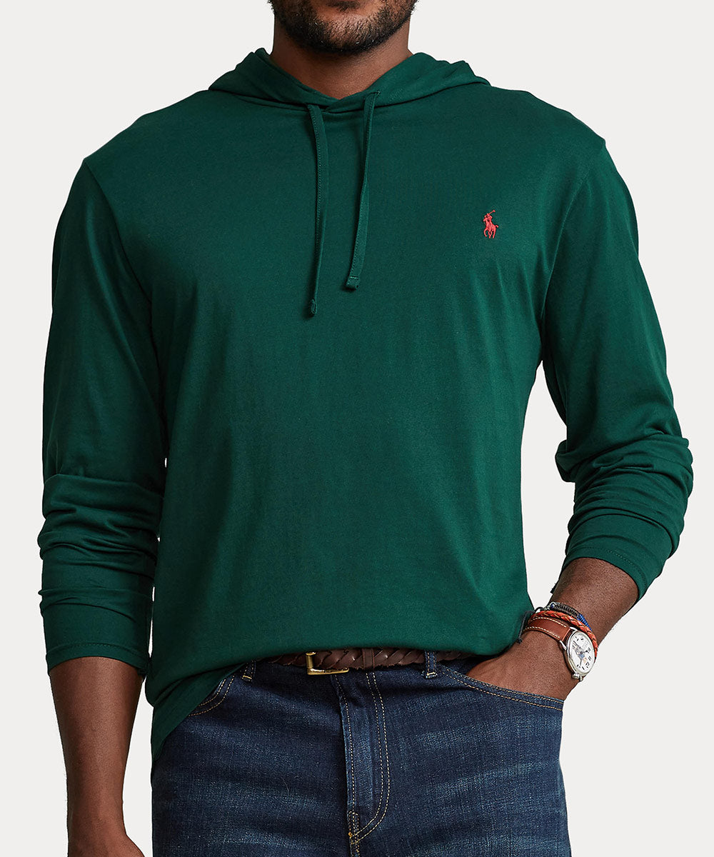 Polo Ralph Lauren Solid Hooded Tee Shirt, Men's Big & Tall