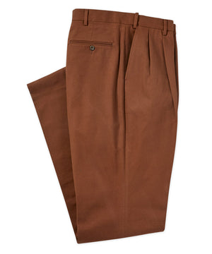 Westport 1989 Pleated Wrinkle-Free Twill Pants with Stretch Waistband