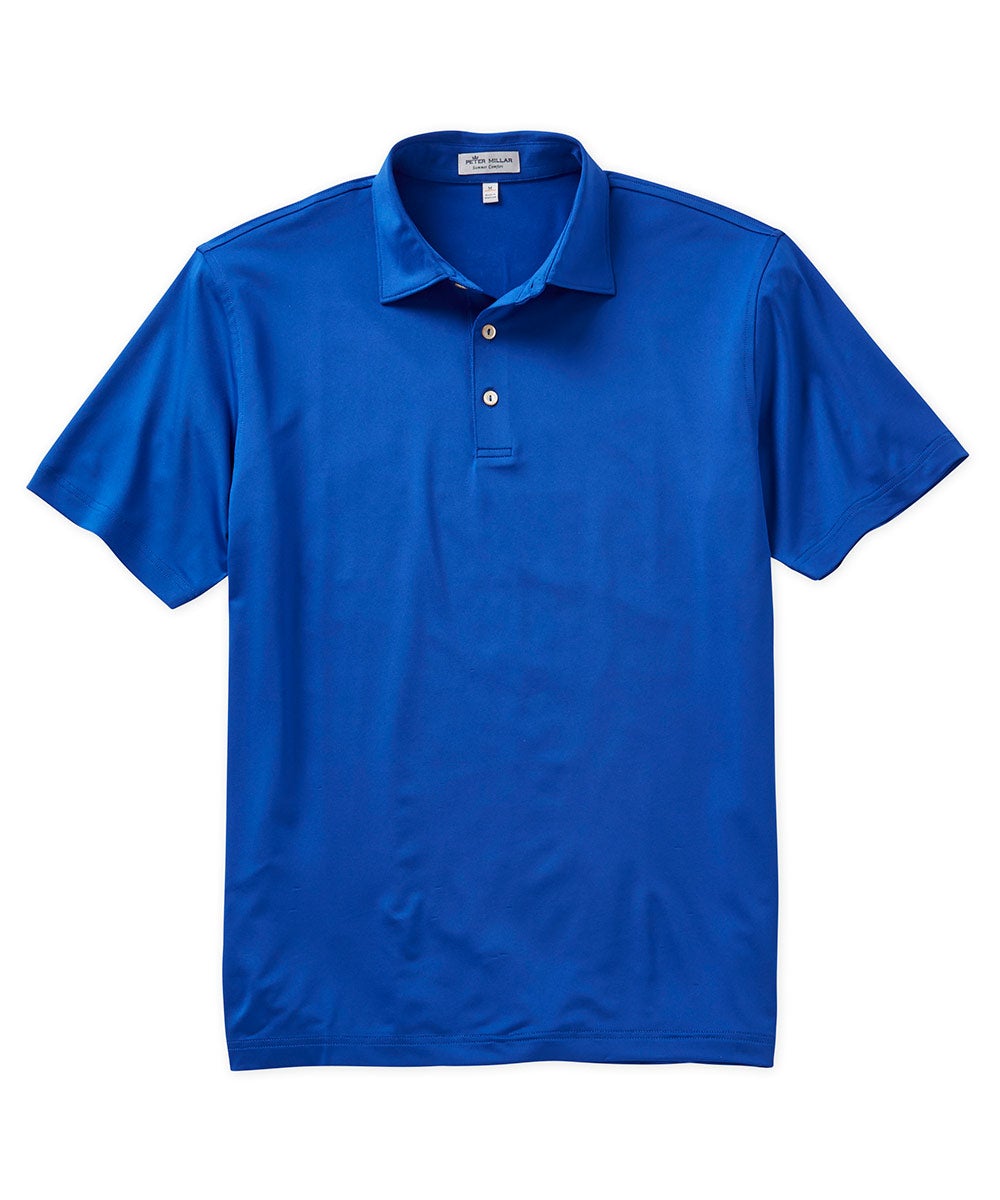 Peter Millar Solid Stretch Jersey Performance Polo Shirt, Men's Big & Tall