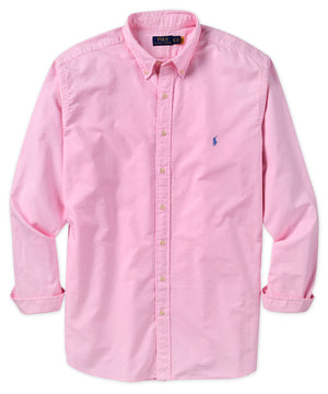 Polo Ralph Lauren Long Sleeve Garment Dyed Oxford Sport Shirt