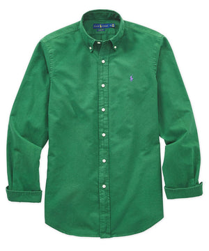 Polo Ralph Lauren Long Sleeve Garment Dyed Oxford Sport Shirt