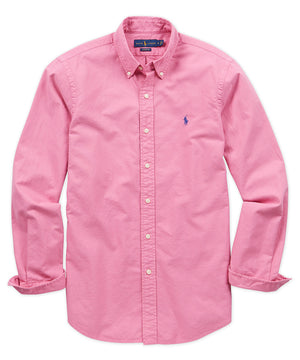 Polo Ralph Lauren Long Sleeve Garment Dyed Oxford Sport Shirt