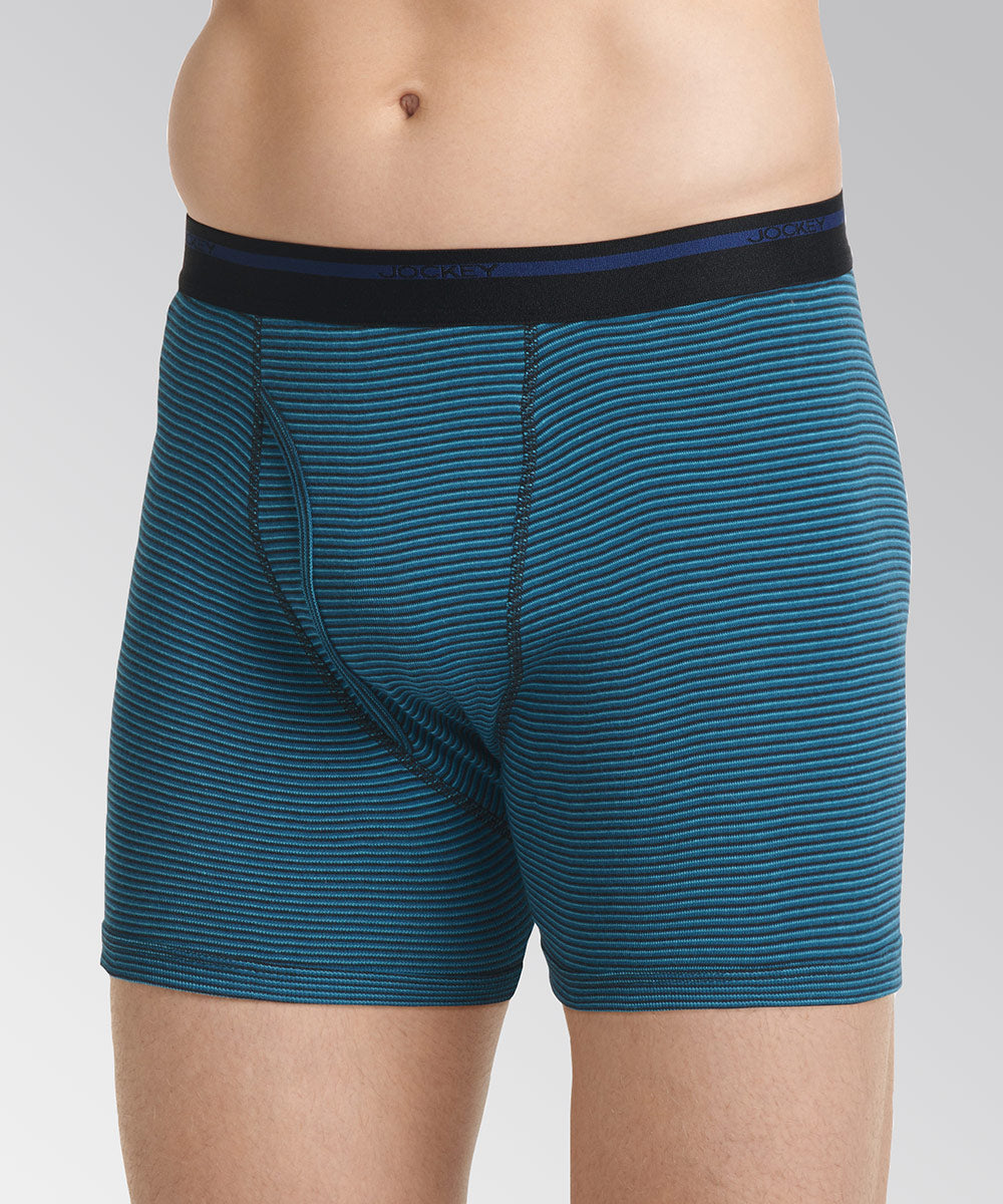 Jockey Rib Knit Boxer Brief 2-Pack, Men's Big & Tall