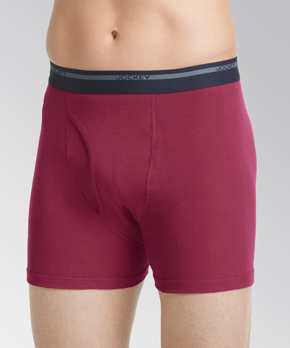 Jockey Rib Knit Boxer Brief 2-Pack, Men's Big & Tall