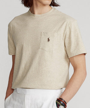 Polo Ralph Lauren Short Sleeve Solid Pocket Crewneck Tee Shirt