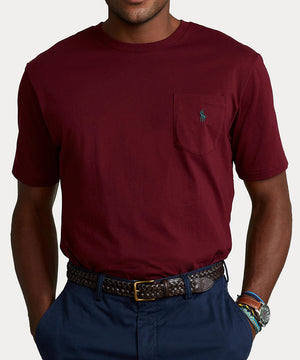 Polo Ralph Lauren Short Sleeve Solid Pocket Crewneck Tee Shirt