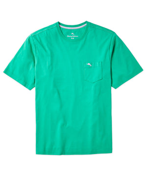 Tommy Bahama Short Sleeve Pima Pocket Tee Shirt