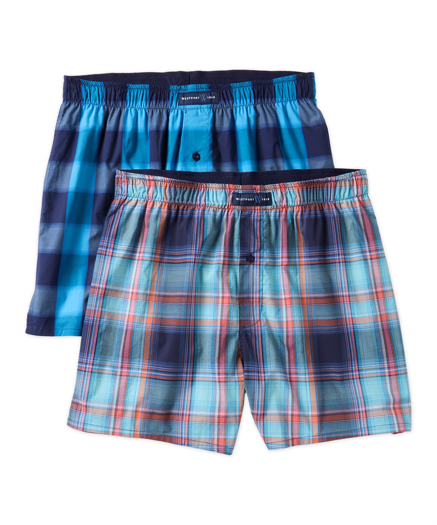 Westport 1989 Woven Boxers (2-Pack), Men's Big & Tall