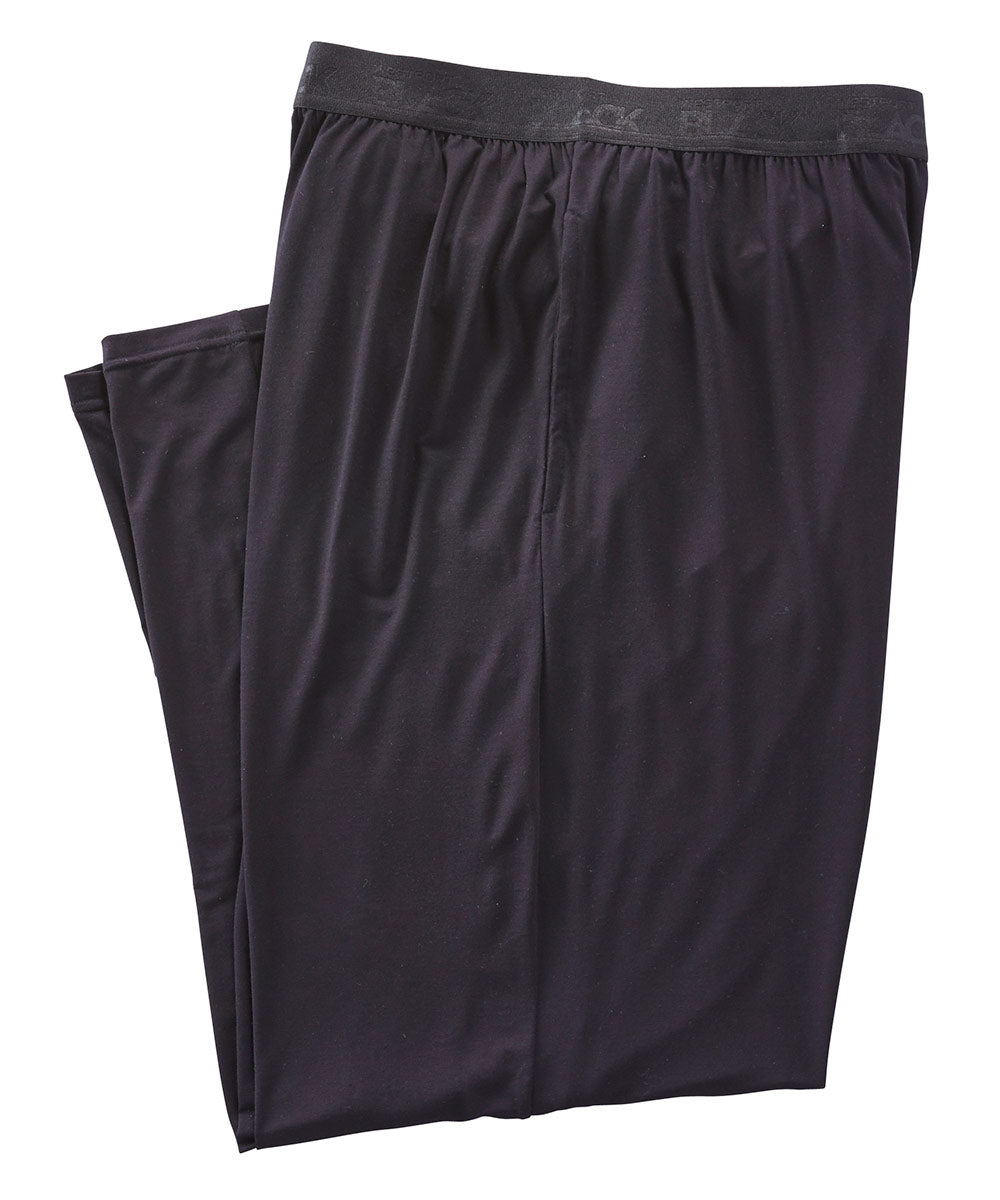 Westport Black Lounge Pants, Men's Big & Tall