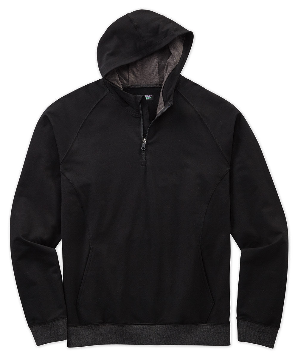 Westport Sport 365 Stretch Terry Quarter-Zip Hoodie, Men's Big & Tall