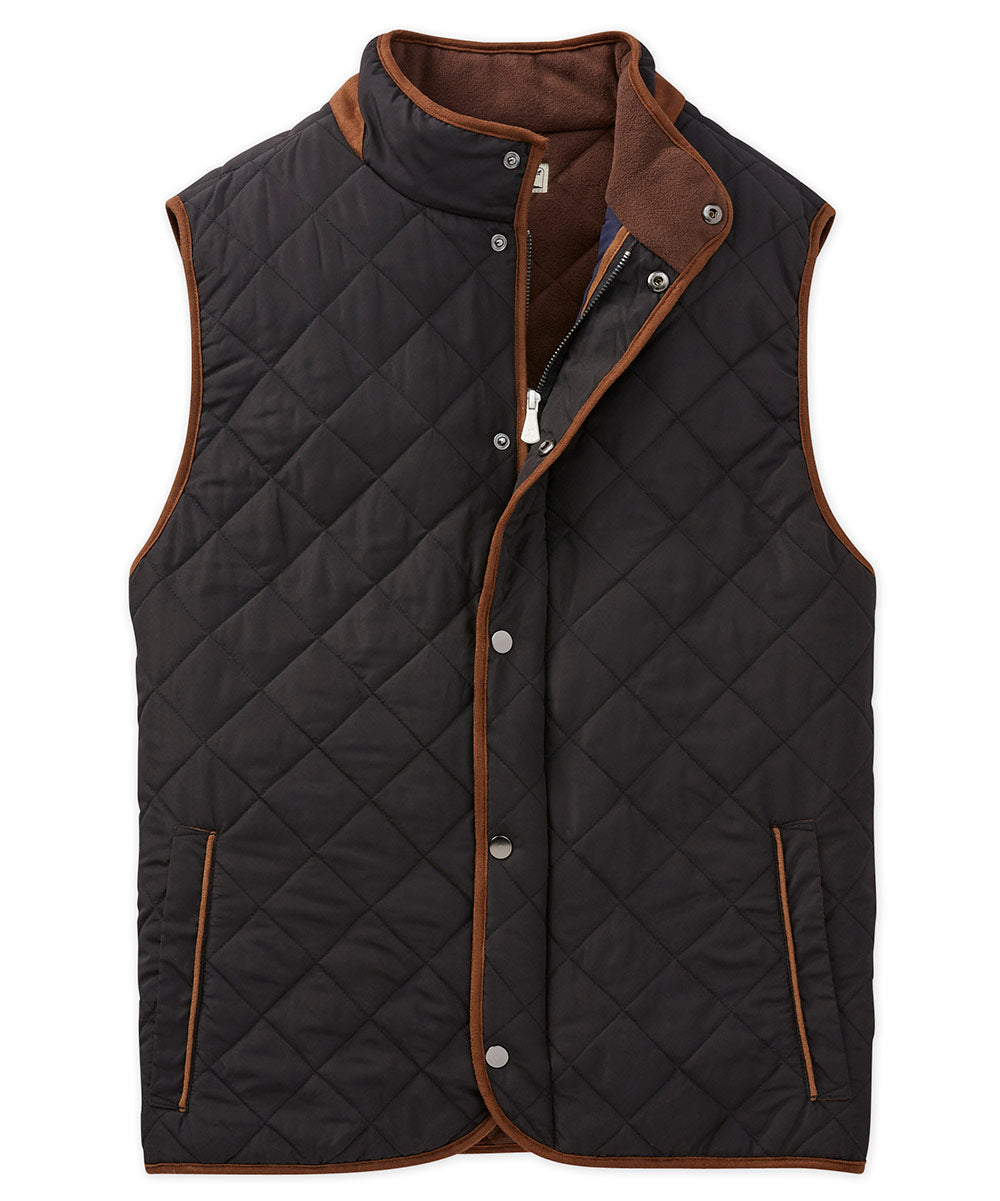 Westport Lifestyle Quilted Pongee Vest, Men's Big & Tall