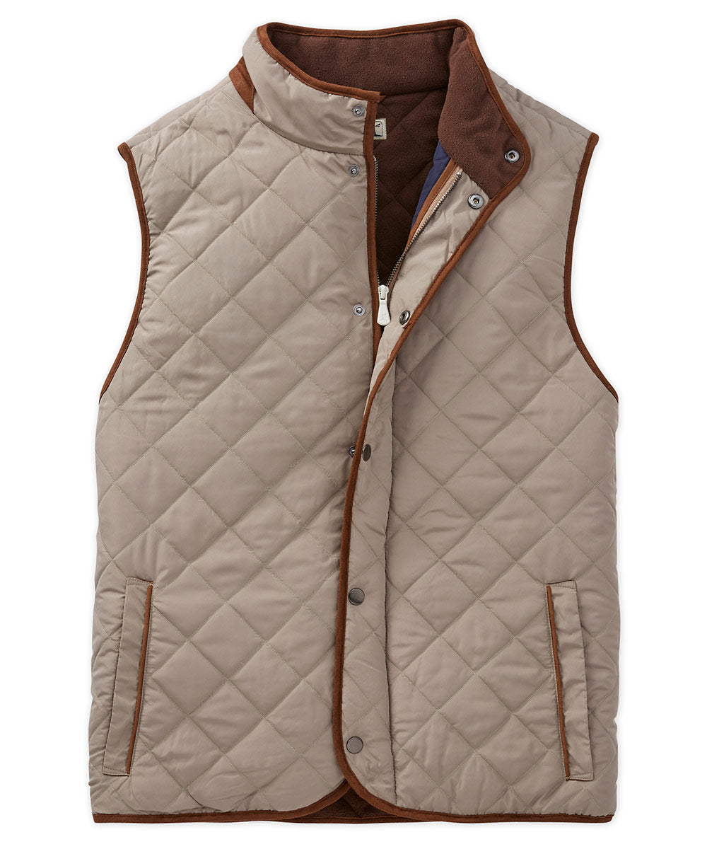 Westport Lifestyle Quilted Pongee Vest, Men's Big & Tall