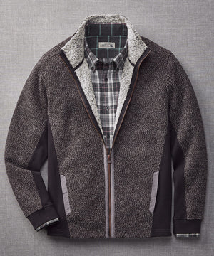 Westport Lifestyle Fleece Pile Lined Zip Cardigan