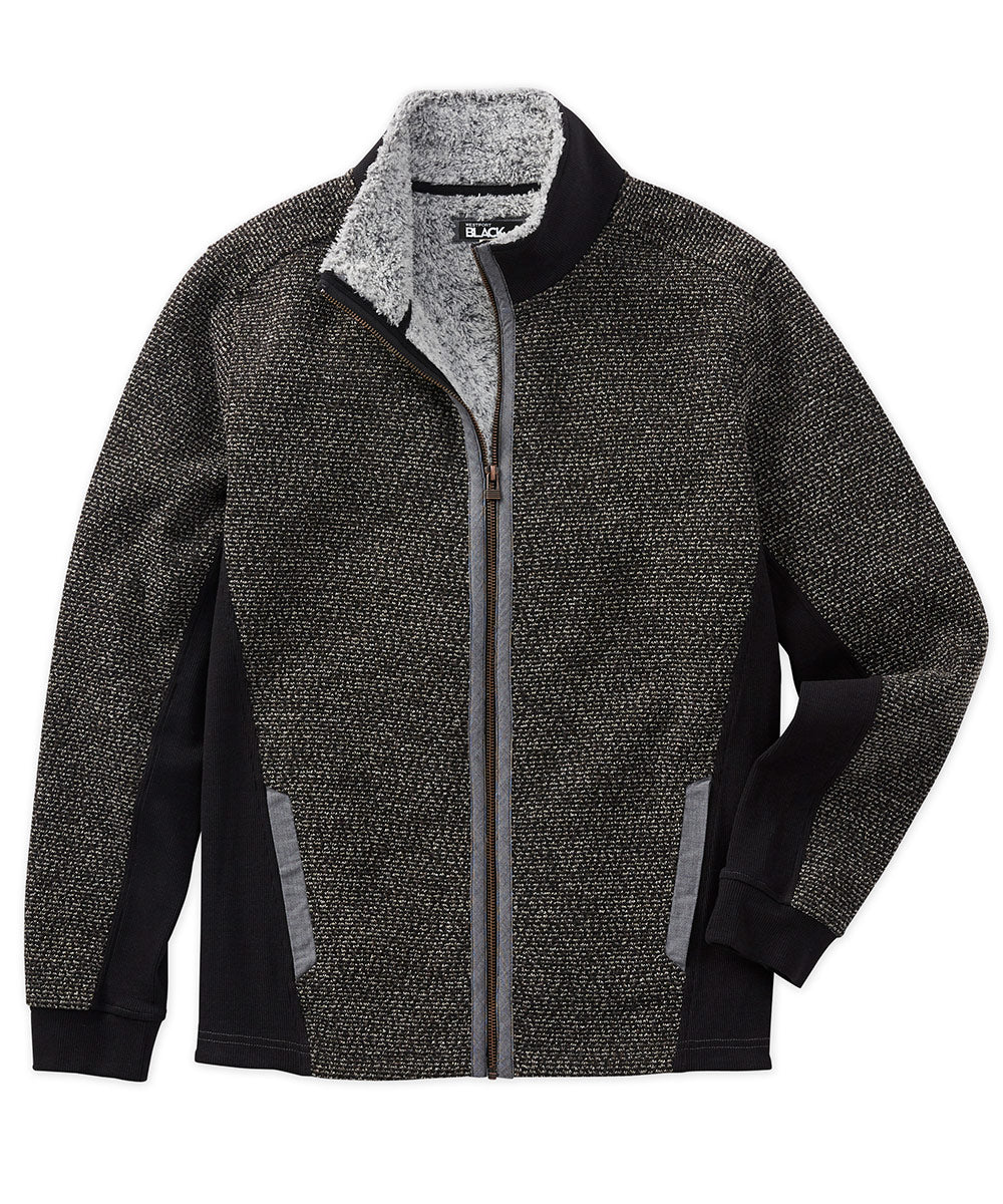 Westport Lifestyle Fleece Pile Lined Zip Cardigan, Men's Big & Tall