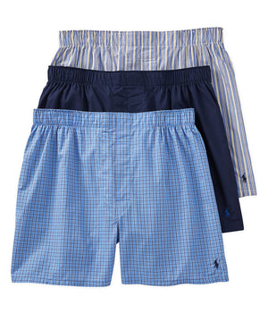 Polo Ralph Lauren Woven Boxers (3-Pack)