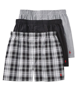 Polo Ralph Lauren Woven Boxers (3-Pack)