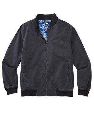 Westport Black Stretch Cotton Blouson Jacket