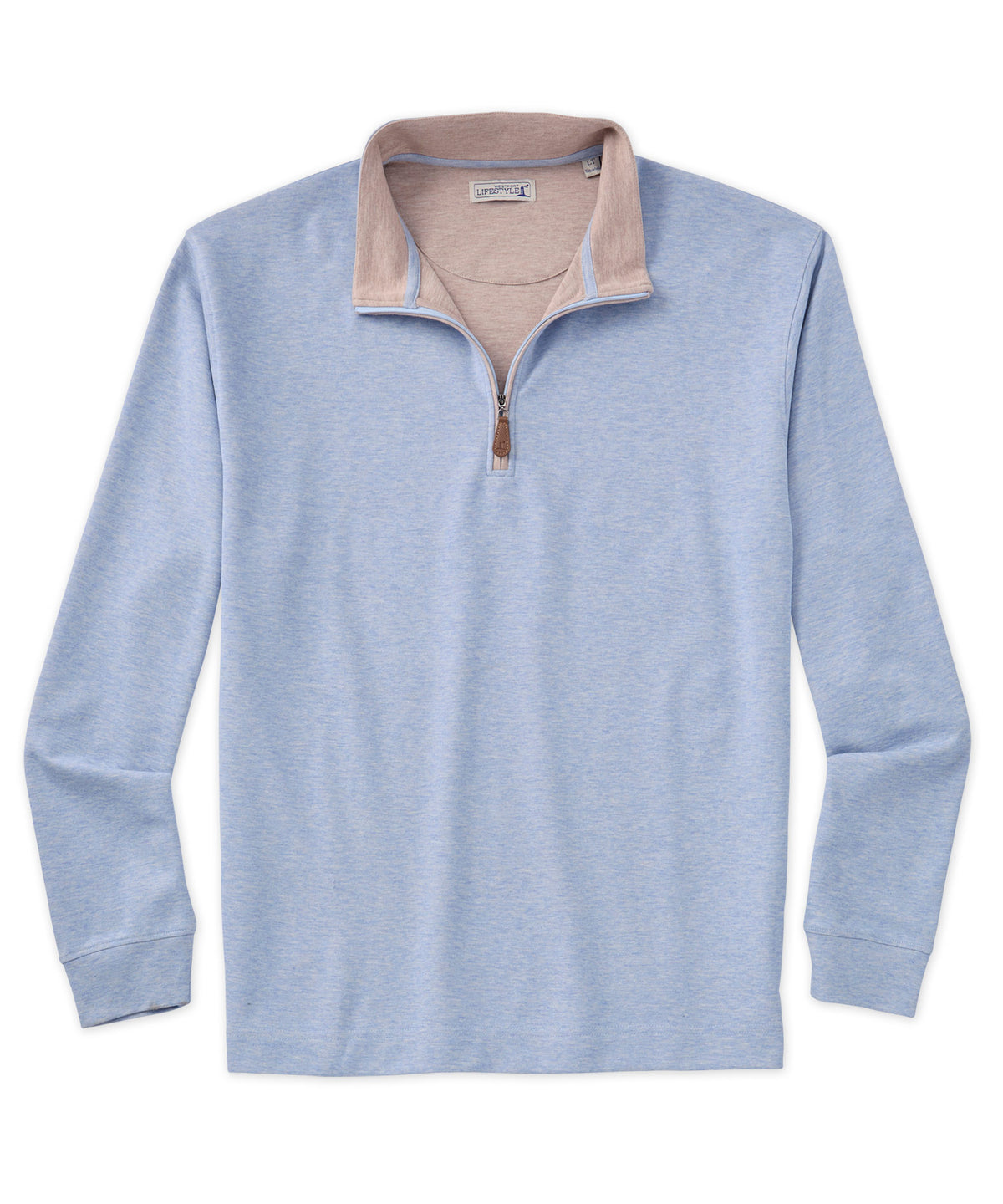 Westport Lifestyle Melange Quarter-Zip Pullover, Men's Big & Tall