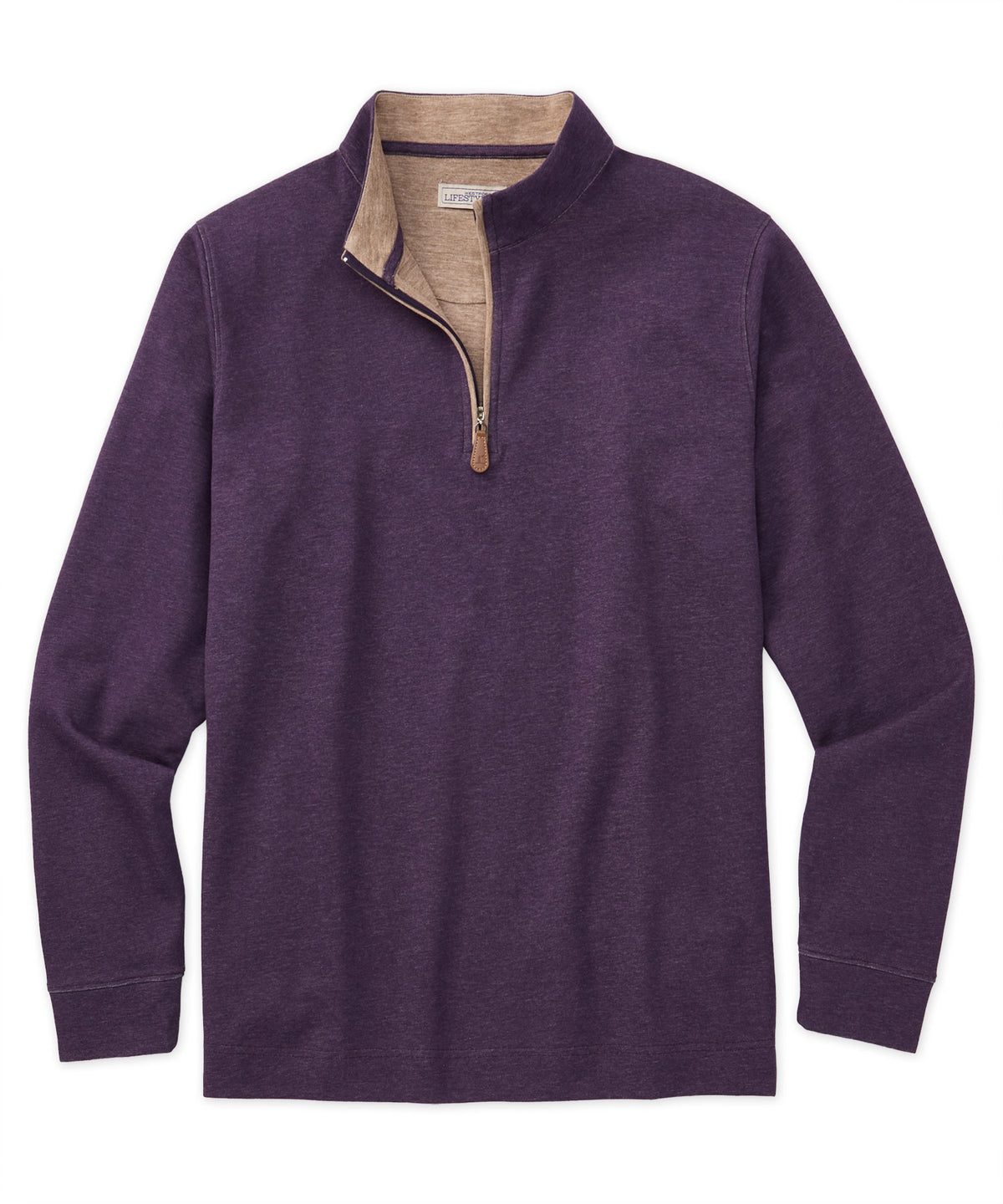 Westport Lifestyle Melange Quarter-Zip Pullover, Men's Big & Tall