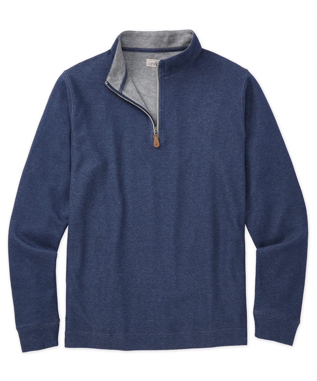 Westport Lifestyle Melange Quarter-Zip Pullover, Men's Big & Tall