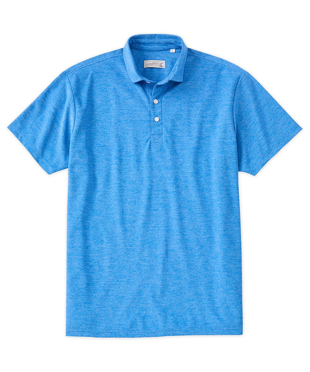 Westport Lifestyle Melange Polo Shirt, Men's Big & Tall