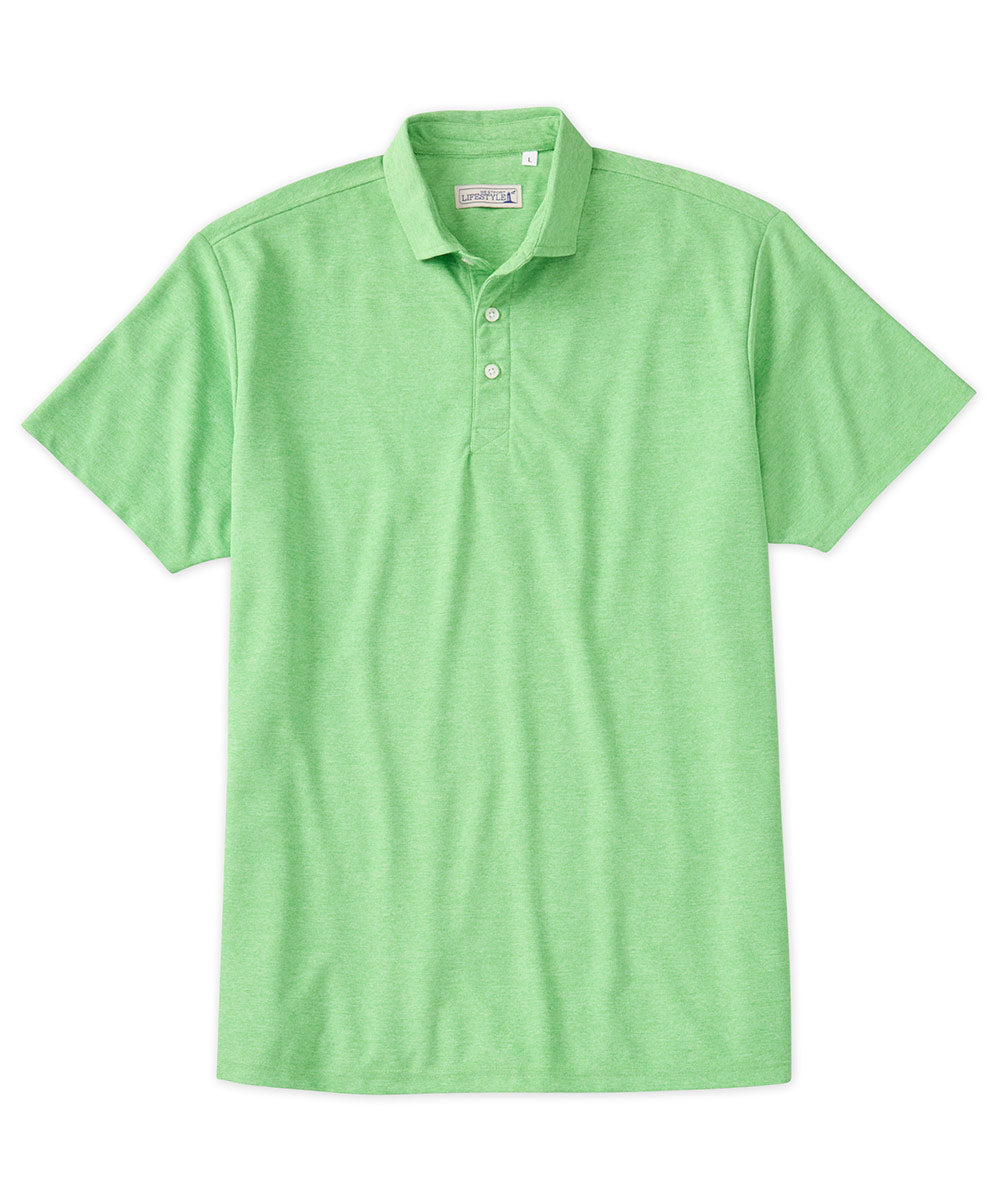 Westport Lifestyle Melange Polo Shirt, Men's Big & Tall