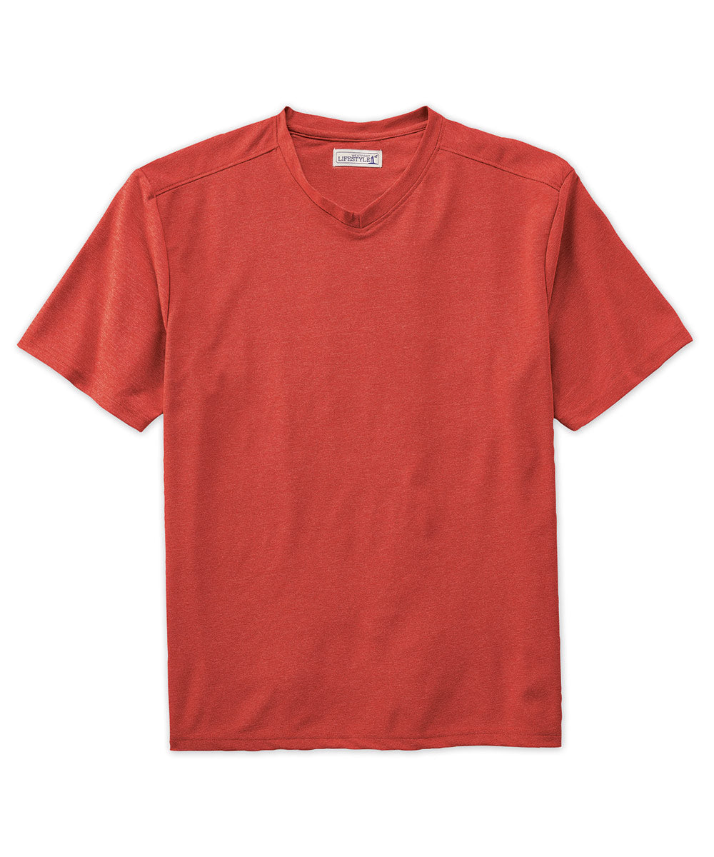 Westport Lifestyle Melange V-Neck Tee Shirt, Men's Big & Tall