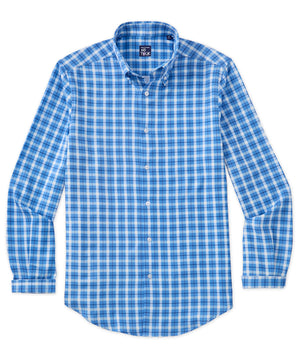 Westport No-Tuck Long-Sleeve Performance Stretch Plaid Sport Shirt