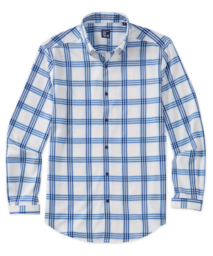 Westport No-Tuck Long-Sleeve Performance Stretch Plaid Sport Shirt