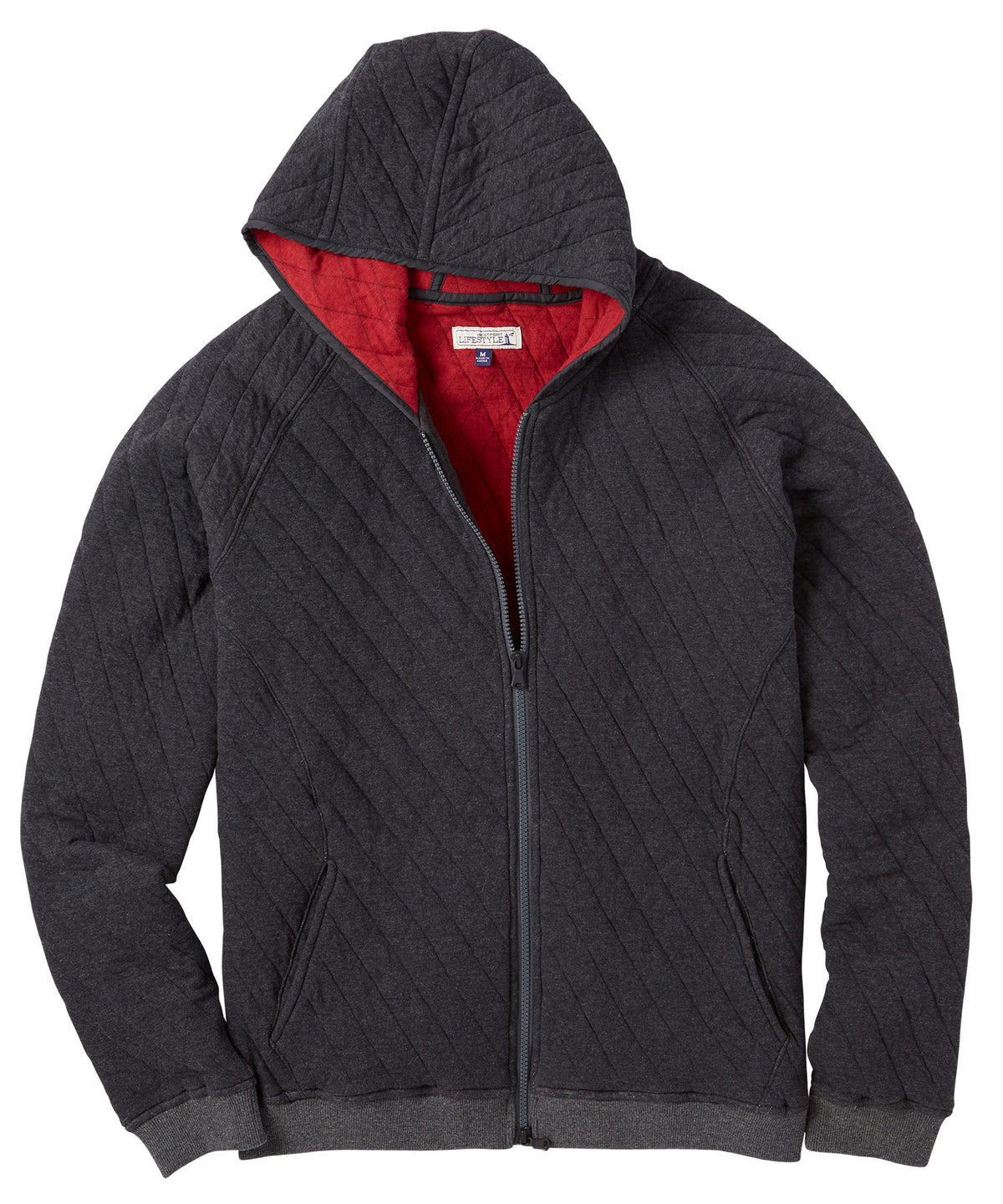 Westport Lifestyle Quilted Full-Zip Hoodie, Men's Big & Tall