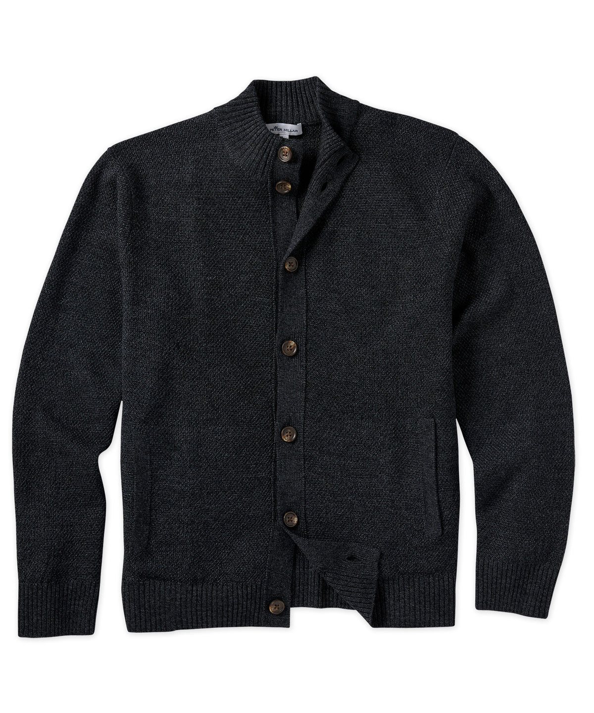 Peter Millar Merino Wool Cardigan, Men's Big & Tall