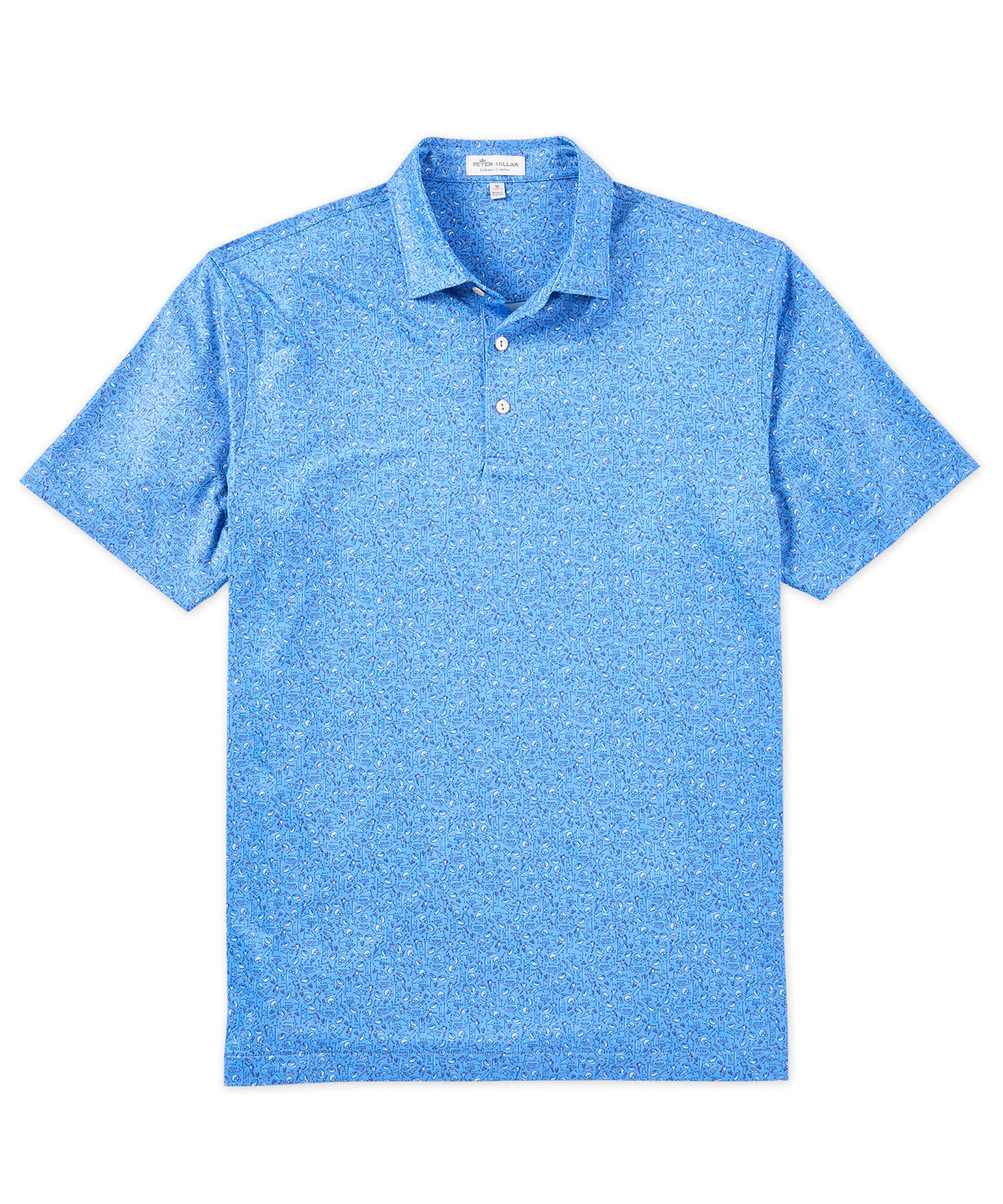 Peter Millar Print Polo, Men's Big & Tall