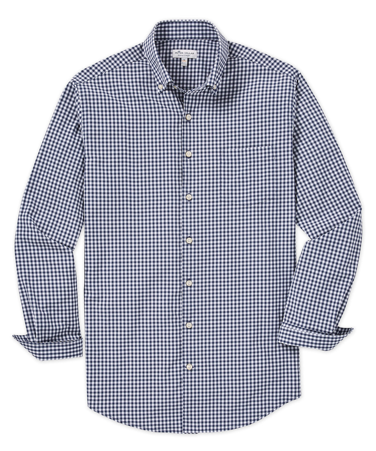 Peter Millar Long Sleeve Camley Performance Sport Shirt, Men's Big & Tall