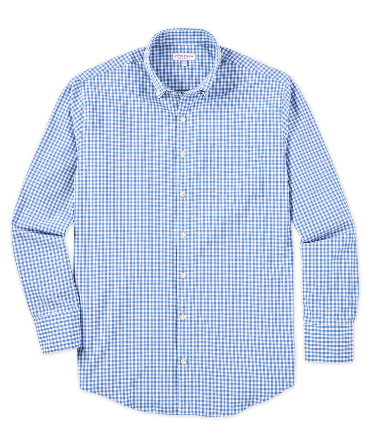 Peter Millar Long Sleeve Camley Performance Sport Shirt, Men's Big & Tall