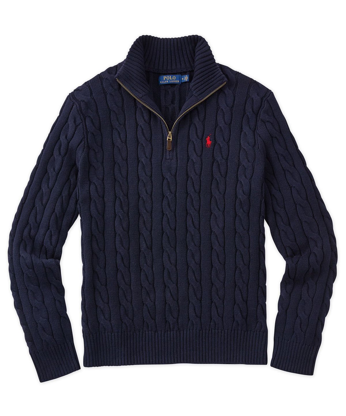 Polo Ralph Lauren Long-Sleeve Cotton Cable Sweater, Men's Big & Tall