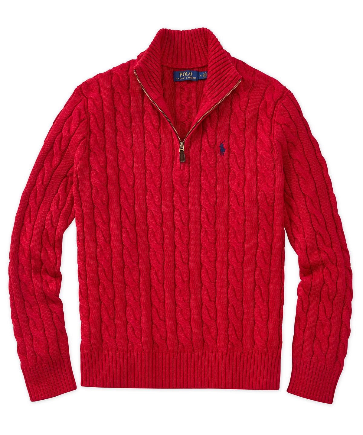 Polo Ralph Lauren Long-Sleeve Cotton Cable Sweater, Men's Big & Tall