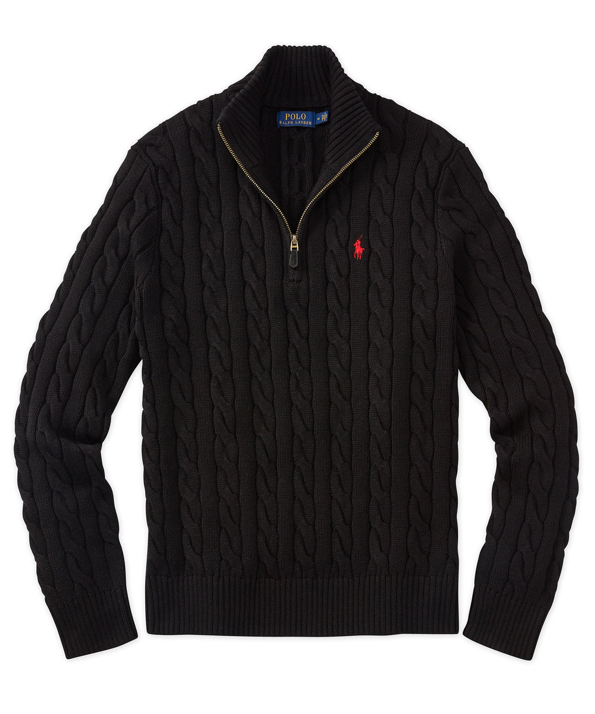 Polo Ralph Lauren Long-Sleeve Cotton Cable Sweater, Men's Big & Tall