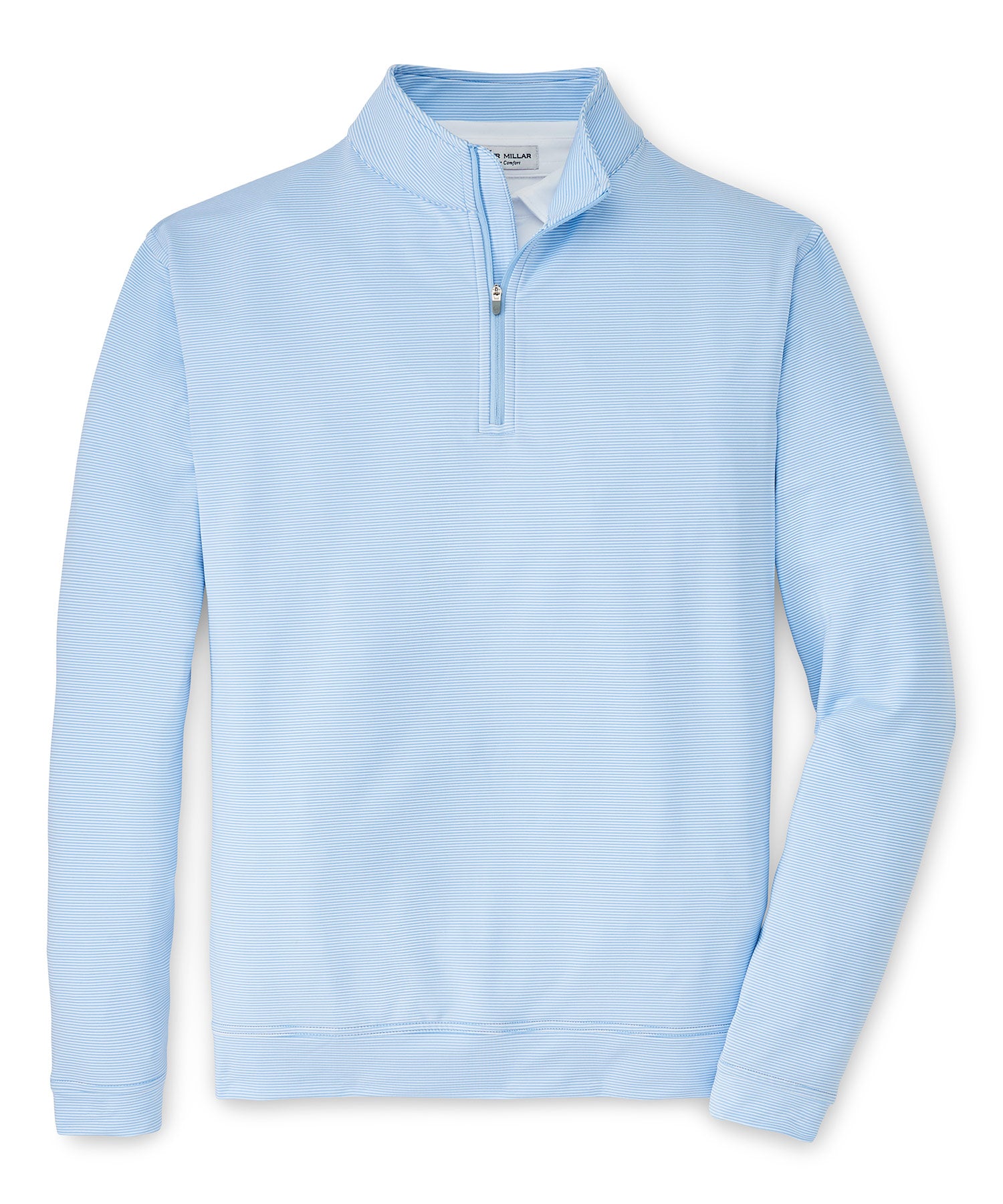 Peter Millar Sugar Stripe Perth Quarter-Zip Pullover, Men's Big & Tall