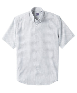 Westport No-Tuck Short Sleeve Micro-Dot Performance Stretch Sport Shirt