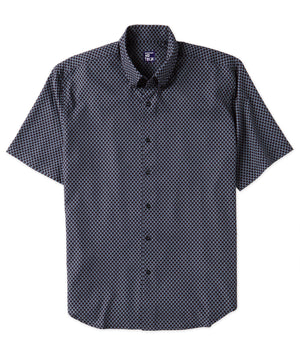 Westport No-Tuck Short Sleeve Scales Performance Stretch Sport Shirt