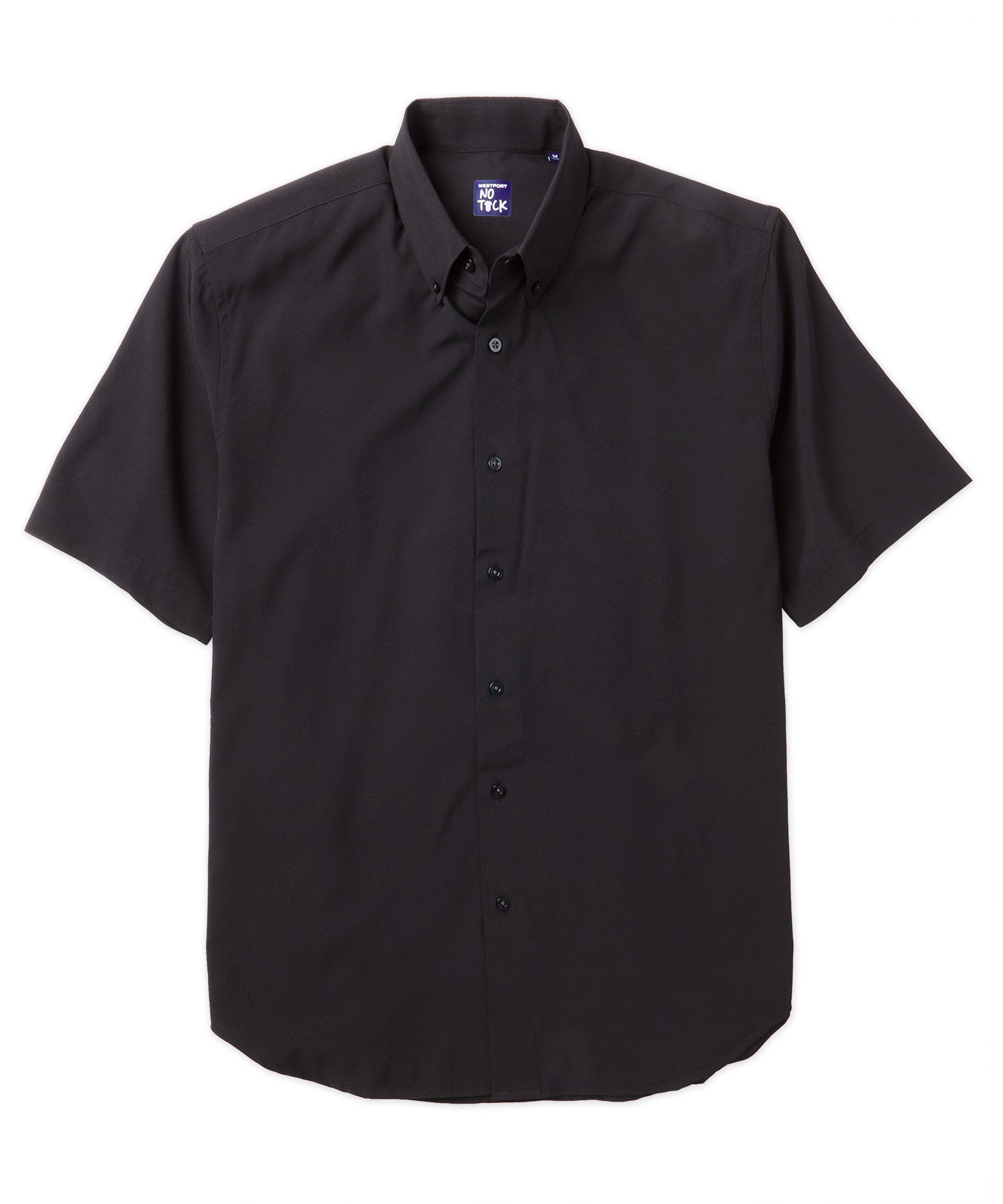 Westport No-Tuck Short Sleeve Solid Performance Stretch Sport Shirt, Men's Big & Tall