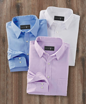 Westport 1989 Pinpoint Spread Collar Dress Shirt