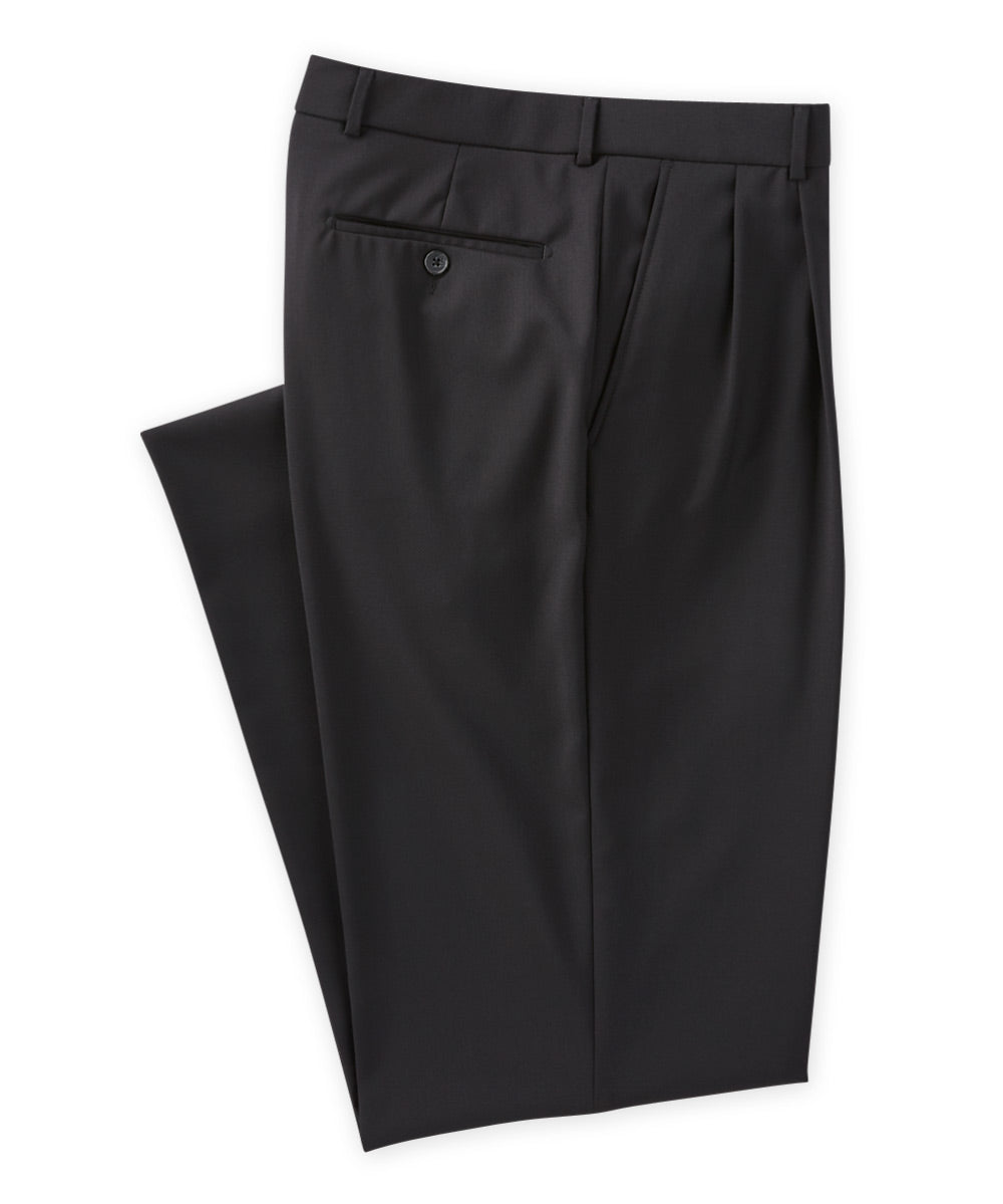 Ballin Pleated Gabardine Trousers, Men's Big & Tall