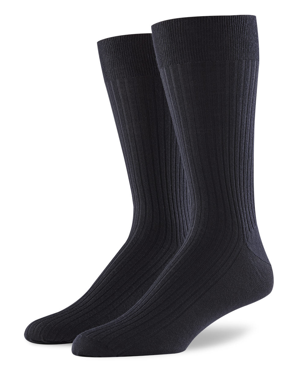 Punto Italian Mid-Calf Wool Socks, Men's Big & Tall